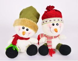 Kerstmisneeuwpop Doll Kerst Tafelblad Decoratie Home Party Santa Claus Nieuwjaar Home Party Decor Gift