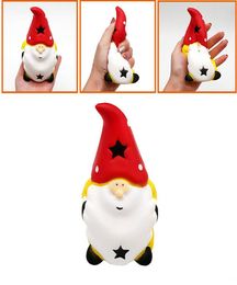 Christmas Squishy Squeeze Healing Kids Toys Kawaii Toy Santa Claus Stress Reliever Druk verlicht speelgoed Slow Rising Christmas G8983636