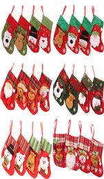 Christmas Stocking Enfants039s Candy Sac Decorations de dessins animés PAW Stockages Fluffy Santa Snowflake de Snowflake Tree Decoration F1946482
