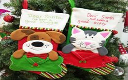 Kerstkous Mini Sock Santa Claus Cookie Candy Children039S Geschenktas Xmas Tree Hanging Decor4597464