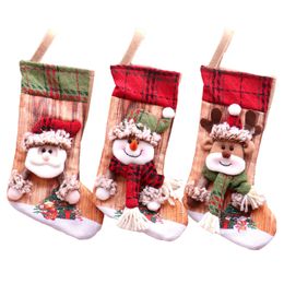 Christmas Stockings Gift Tolders Sac, Snowman, Decorations for Children, Festive Party Supplies, Choques Ornements
