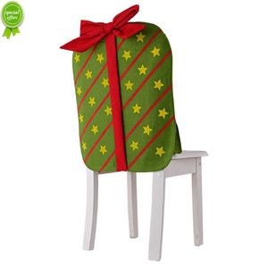 Funda elástica para silla de Navidad, funda para asiento de fiesta de banquete, funda para Hotel, decoración del hogar, funda para silla de comedor, elástica extraíble y lavable