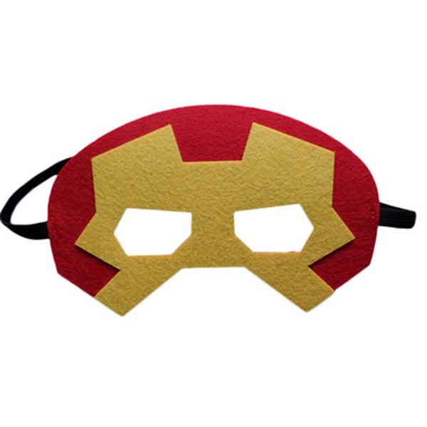 Máscaras de superhéroes de Navidad Cosplay Halloween Kids Adultos Carnival Mascaras Props Mascaras de fieltro de cumpleaños para niños Mascarada de regalos