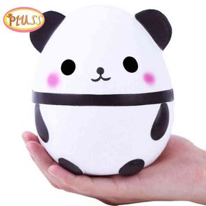 Kerstvoorraden Nieuwe Jumbo Kawaii Panda Squishy Slow Rising Creative Animal Doll Soft Squeeze Toy Bread Stress Stress Relief Plezier voor Kid Gift 0914