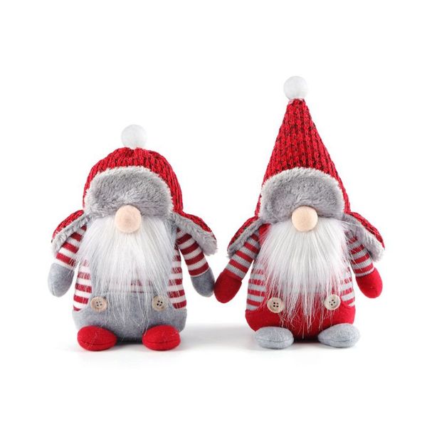 Gnomo sueco de Navidad, juguetes de peluche de Santa, adornos de muñecas, decoración de fiesta en casa, regalo de Navidad para niños, novia y novio