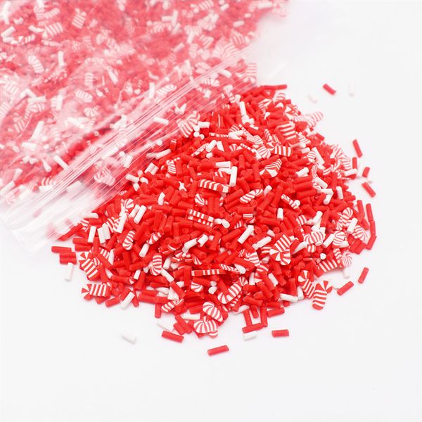 Christmas Theme Series Clay tranches 50g mixte Hot Clay Flake Flake Sprinkles Polymer Material Slime Accessoires Nailart Filling Decor