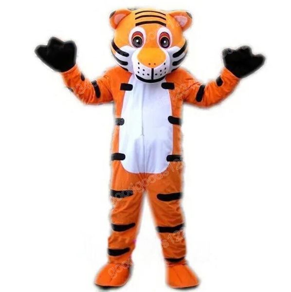 Disfraces de mascota de tigre de Navidad Vestido de fiesta de lujo de Halloween Hombres Mujeres Personaje de dibujos animados Carnaval Publicidad de Navidad Traje de fiesta de cumpleaños