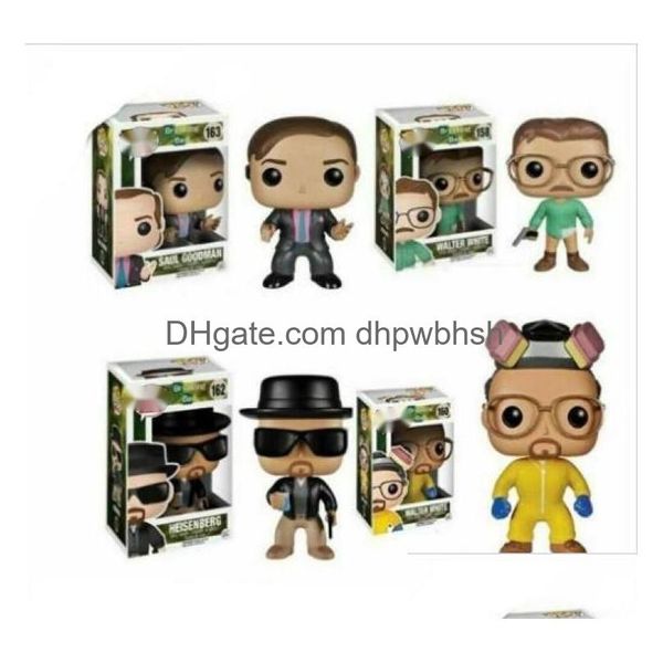 Jouet de Noël Chine Breaking Bad Bad Heisenberg Vinyl Action Figure Collection Modèle avec boîte pour bébé pour enfants 8964566 Drop Livraison à DHHN5