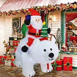Jouet de Noël jouets décoratifs gonflables avec lumières LED intégrées modèle gonflable décoration intérieure et extérieure fête année jardin 231122
