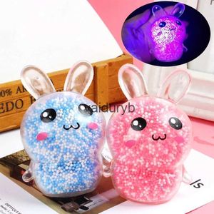 Jouet de Noël Squishy Jouet Lumineux Lapin Boule de Raisin Jouet de Décompression Squeeze Fidget pour la Thérapie de l'Autisme avec Perles Garçons Fille Cadeau de Noëlvaiduryb