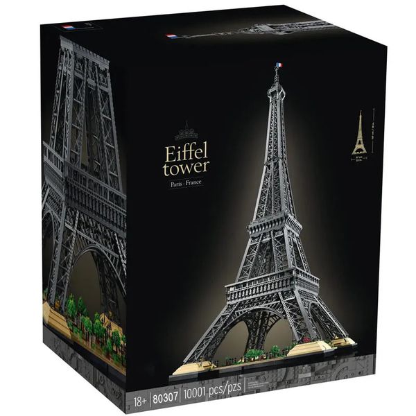 Suministros de juguetes navideños 10001 PCS Gran Torre Eiffel Bloques de construcción Ladrillos Niños Cumpleaños Regalos de Navidad Juguete Compatible 10307 10181 17002 EN STOCK 231130