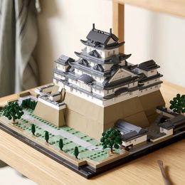 Christmas Toy Supplies 21060 Himeji château Architecture blocs de construction briques 2125 pièces jouets pour adulte enfant Art décoration de la maison cadeau de noël 231129