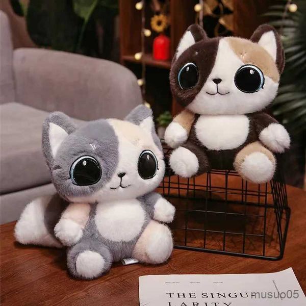 Suministros de juguetes de Navidad 23/30/40 cm lindo exquisito gato juguetes de peluche encantador suave relleno animales de dibujos animados muñecas para cumpleaños regalo de Navidad R231012