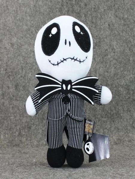 Suministros de juguetes navideños 25 cm Pesadilla antes de Navidad Jack Skellington en traje Muñeco de peluche Regalo para niños 220903770438