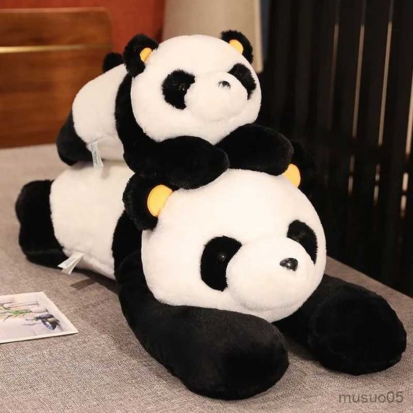 Fournitures de jouets de Noël 60cm-120cm Panda géant Jouets en peluche Sommeil doux Dessin animé Animal Ours en peluche Bébé Poupée Classique Enfants Anniversaire Cadeaux de Noël R231012