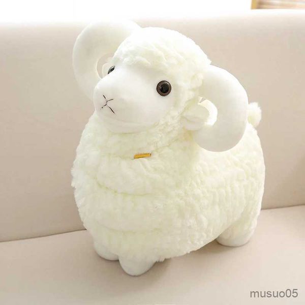 Fournitures de jouets de noël, jouet en peluche au design créatif, mouton debout mignon, cadeau d'anniversaire, poupée en peluche R231012
