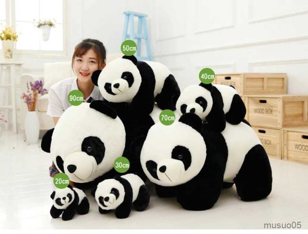 Fournitures de jouets de Noël Mignon bébé grand panda géant ours en peluche peluche poupée animaux jouet poupées de dessin animé filles cadeaux Knuffels R231012