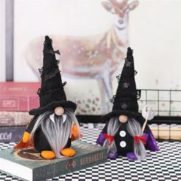 Suministros de juguetes de Navidad Decoración de felpa de gnomo de Halloween para el hogar Muñecas sin rostro hechas a mano Adornos Lindo Elfo Escandinavo Tomte S 220924