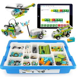 Kerstspeelgoedbenodigdheden WeDo 2.0 Educatieve functies DIY-onderdelen Compatibel 45300 WeDo 2.0-kernset Bouwstenen DIY-speelgoed Kerstcadeaus 231129