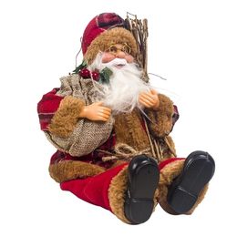 Kerstspeelgoedbenodigdheden Kerstmisjaar Santa Claus Zittende grote pop stoffen Kidspeeltjes Gift Decorations For THOME TABLE ORNAMENT 220924