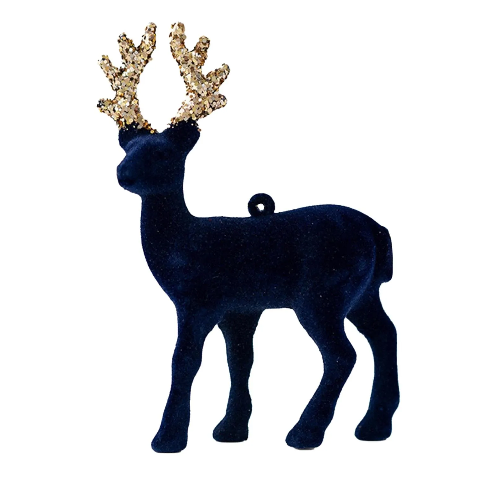 Pendenti sospesi dell'albero di Natale ILTER Piccoli cervi di Natale Oranments natale Elk Merry Christmas Happy New Year 2023 White Deer