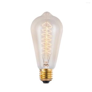 Bombilla de luces de árbol de Navidad, lámpara incandescente de filamento LED Edison Vintage de 4W, luz decorativa para el hogar, Navidad