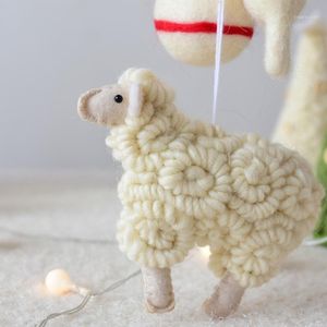 Kerstversiering Boom Hanger Opknoping voor Thuis Ornamenten Kleine Sheep Xmas Hangers1