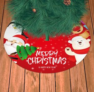Jupe d'arbre de Noël 90cm35 pouces de Noël Decoration Bottom Decoration Taborne de sol en tissu non tissé Tapis chic pour le Nouvel An7526247