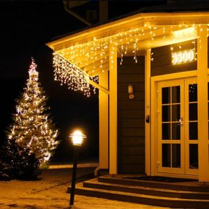 Christmas cascade LED rideau ICTICLE LUMIÈRE 5M AVANTES DÉCORS DE STRANGE EXTÉRIEL