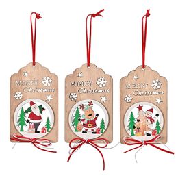 Kerst houten holle boog hanger kamer decor kerstboom scène decoratie benodigdheden groothandel