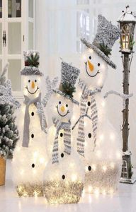 Christmas fer forgé de flocs lumières de neige contre décoration du centre commercial des supermarchés décorations de scène de vacances NAVIDAD H1023054919