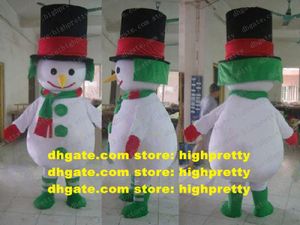 Kerstmas Snowman Snowman Snow Man Mascot Costume Adult Cartoon Character Promotionele items Grand Opening Classic Giftware ZZ5188