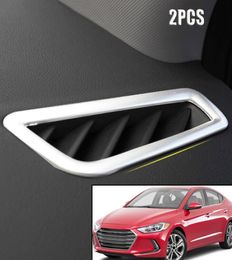 Chrome Air Vent Cover Trim Bezel Outlet Frame Voor Hyundai Elantra AD 201720189650201