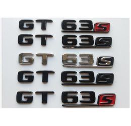 Badges de coffre en lettres noires chromées, emblèmes pour Mercedes X290 coupé AMG GT 63 S GT63S5756571