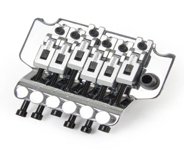 Puente de sistema de trémolo de doble bloqueo Chrome Floyd Rose para piezas de guitarra eléctrica 9491166