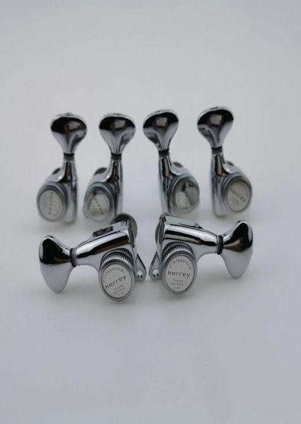 Clavijas de guitarra Chrome Gear 121, clavijas de afinación de cuerdas de bloqueo, sintonizadores para guitarra eléctrica estilo SG TL, 1179154