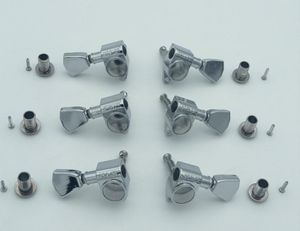 Chrome Grover Guitar Tuning Pin Machine Heads Tuners Elektrische gitaar Tuning Pegs3763364