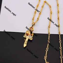 Chrome Jewelry Designer Necklace Dubbele laag Cross Ch Chromees Hesrts ketting Dames American Light Luxury Design High Sense Men Chain Crhome Heart Necklace 312