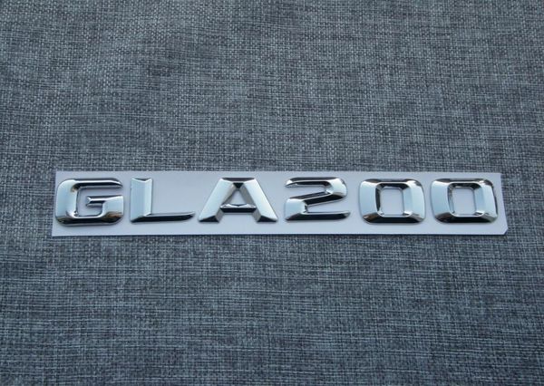 Lettres chromées GLA 200, emblèmes de coffre, Badges pour Mercedes GLA2007629170