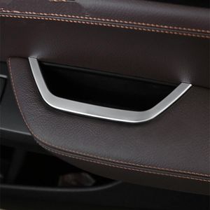 Cadre de boîte de rangement chromé pour accoudoir de porte principale, bande de garniture décorative pour BMW X3 F25 X4 F26, accessoires de voiture, paillettes 271S