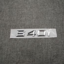 Chrome Trunk Achter nummer Letters Word Badges Emblem Sticker voor BMW 6 Series 640I2087