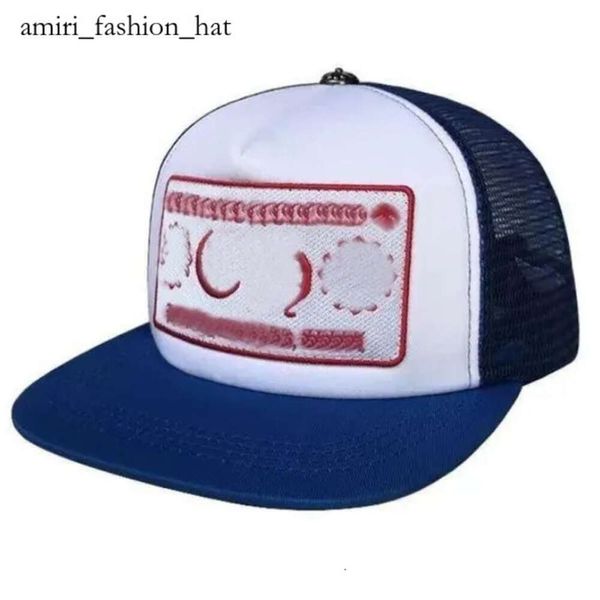 Chromees Corazones Moda Tendencia Béisbol Flor 23ss Ch Cross Hearts Mens Snapbacks Sombreros Azules Altas Mujeres Negro Calidad Cap Off White Diseñador Marca Caps Chrome 506