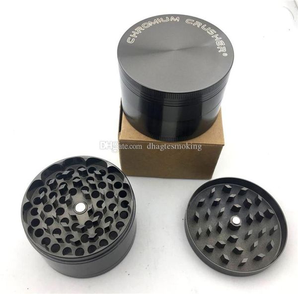 Crusher Crusher Gerbe diamètre 63 mm 4 couches Crushers Spice Pepper Tobacco Grinder Alliage zinc Tobacco Grinder7750589