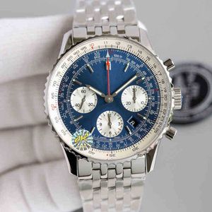 Chronograph AAAAA Brietling Luxury Mens Watches Designer 43 mm waterdichte stop Man Hoge kwaliteit WHLOESALE