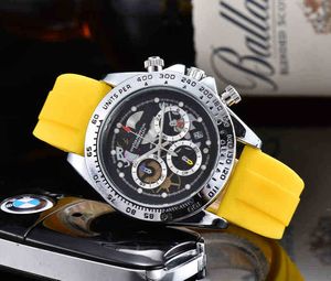 Chronography Designer Luxury horloges polshorswatch hollow out Full Function Fashion di Calendar Men's