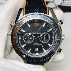 Chronograaf SUPERCLONE Horloge Horloges Pols Luxe Modeontwerper Automatisch Mechanisch Vijf naalden Oranje Grijs Volautomatisch Hw033 Heren montredelu