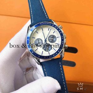 Chronograph SuperClone Watch Watches Polshorwatch Luxury Fashion Designer Platform Boor onafhankelijk van de garnalenhuid en 6-naaldstalen riemmensen 371