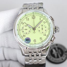 Chronograph Watch 7750 Timing Automatic Movement Watches 42mm Sapphire Femmes bracelet 904L
