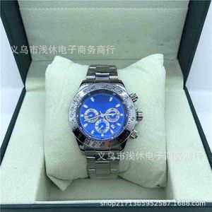 Montres chronographes montre-bracelet Designer de luxe Montre en acier inoxydable pour hommes CommodityF0L2