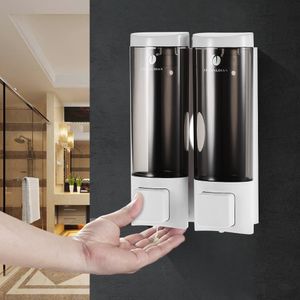 Chuangdian Manual Soap Wall Mount Liquid Shampoo Houder Douche Gel Hand Cleanser Washroom Badkamer Dispenser Y200407